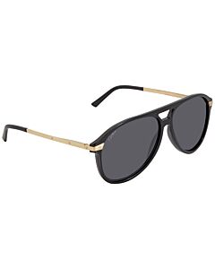 Cartier 60 mm Black/Gold Sunglasses