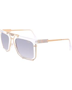 Cazal 56 mm Crystal/Gold Sunglasses