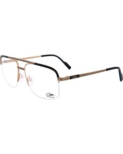 Cazal 57 mm Black/Gold Eyeglass Frames