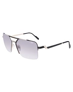 Cazal 61 mm Black/Silver Sunglasses