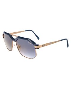Cazal 62 mm Night Blue/Goild Sunglasses