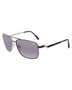 Cazal 63 mm Black/Silver Sunglasses