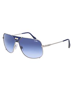 Cazal 63 mm Night Blue/Silver Sunglasses