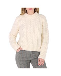 Cecilie Bahnsen Ecru Hope Fisherman Knit Jumper, Size X-Small/Small