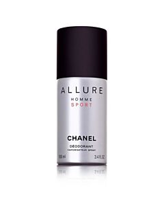 Chanel Men's Allure Homme Sport Deodorant Spray 3.4 oz Fragrances 3145891239300