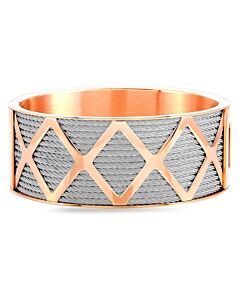 Charriol Forever Young Steel PVD Rose Cable Bangle