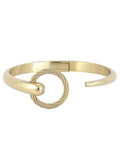 Charriol Infinity Zen Yellow Gold Pvd And Steel Bangle, Size M