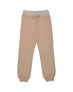 Chloe Girls Pale Pink Sport Cotton Jersey Trousers