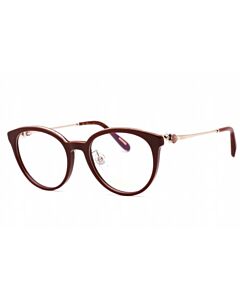 Chopard 53 mm Shiny Bordeaux Eyeglass Frames