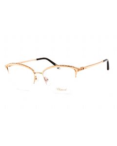 Chopard 54 mm Rose Gold Eyeglass Frames