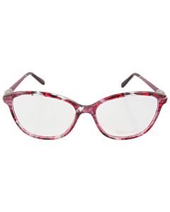 Chopard 54 mm Tortoise Red Eyeglass Frames