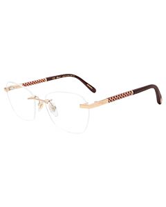 Chopard 56 mm Shiny Copper Gold Eyeglass Frames