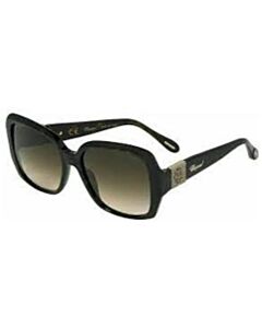 Chopard 57 mm Shiny Havana Sunglasses
