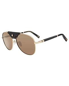 Chopard 59 mm Gold/Black Sunglasses