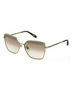 Chopard 59 mm Polished Light Gold Sunglasses