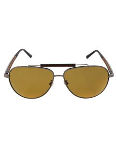Chopard 60 mm Gunmetal Sunglasses
