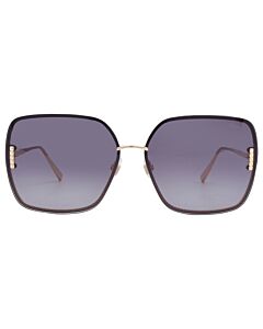 Chopard 62 mm Shiny Rose Gold Sunglasses