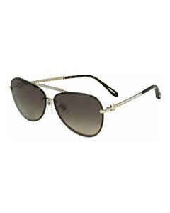 Chopard 63 mm Gold/Brown Sunglasses