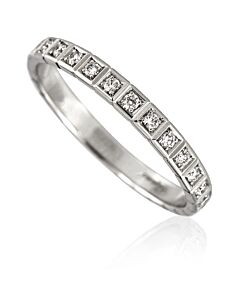 Chopard-Ice-Cube-White-Gold-Diamond-Ring,-Size-54