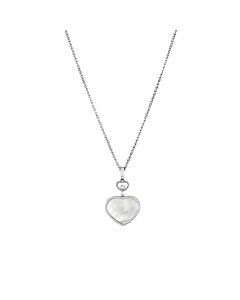 Chopard Ladies 18k White Gold White Diamond Necklace