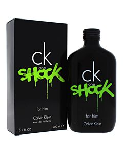 Ck One Shock Men / Calvin Klein EDT Spray 6.7 oz (200 ml) (m)