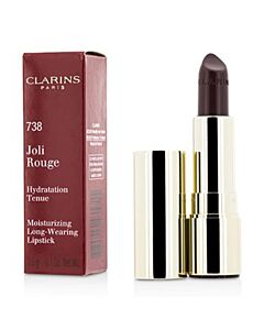 Clarins - Joli Rouge (Long Wearing Moisturizing Lipstick) - # 738 Royal Plum  3.5g/0.1oz