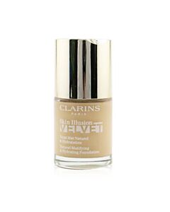 Clarins Ladies Skin Illusion Velvet Natural Matifying & Hydrating Foundation 1 oz # 112C Amber Makeup 3380810482485