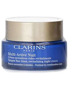 Clarins Multi Active Night Targets Fine Lines Revitalizing Night Cream Cream 1.6 oz Skin Care 3666057091322