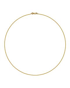 Classic 14k Yellow Gold Rolo Chain, 18"