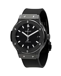 Classic Fusion Rubber Black Dial Watch