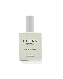 Clean Men's White Vetiver EDT Spray 3.4 oz Fragrances 874034008185