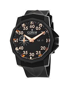 Men's Admirals Cup Competition Rubber Black Dial Watch