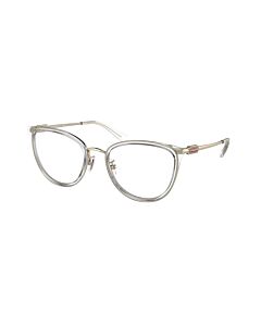 Coach 54 mm Clear On Gold Eyeglass Frames