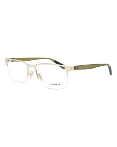 Coach 54 mm Shiny Light Gold Eyeglass Frames