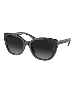 Coach 55 mm Black On Tortoise Sunglasses