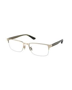 Coach 56 mm Shiny Light Gold Eyeglass Frames