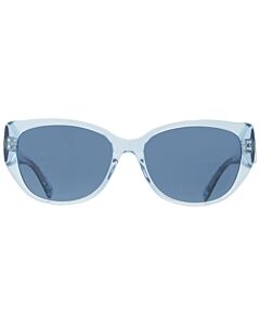 Coach 57 mm Transparent Blue Sunglasses