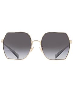 Coach 58 mm Shiny Light Gold Sunglasses