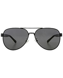 Coach 61 mm Satin Black Sunglasses
