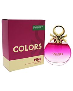 Colors Pink by United Colors of Benetton for Women - 2.7 oz EDT Spray