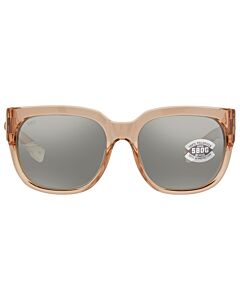 Costa Del Mar 58 mm Shiny Blonde Crystal Sunglasses