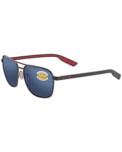 Costa Del Mar 58 mm Shiny Dark Gunmetal Sunglasses