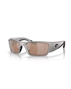 Costa Del Mar Corbina Pro 61 mm Metallic Silver Sunglasses