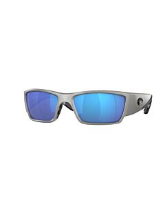 Costa Del Mar Corbina Pro 61 mm Metallic Silver Sunglasses