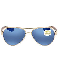 Costa Del Mar Loreto 56.5 mm Rose Gold, Tortoise Sunglasses