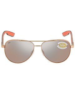 Costa Del Mar PELI 57 mm Shiny Rose Gold Sunglasses