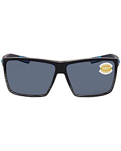 Costa Del Mar RINCON 63.4 mm Matte Smoke Crystal Fade Sunglasses