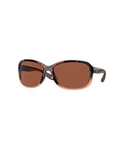 Costa Del Mar Seadrift 60 mm Shiny Tortoise Fade Sunglasses