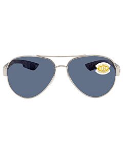 Costa Del Mar 58 mm Palladium Silver Sunglasses