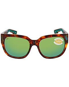 Costa Del Mar WATERWOMAN 54.6 mm Shiny Palm Tortoise Sunglasses
